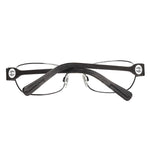 Just Cavalli Black Metal Frames glasses model JC0528-005-52 featuring 52/17/135 mm measurements for women.