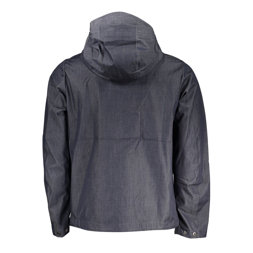 K-WAY Blue Cotton Men Jacket