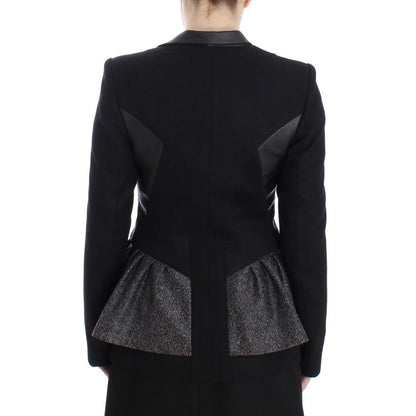 KAALE SUKTAE Black Short Blazer Coat Biker Jacket