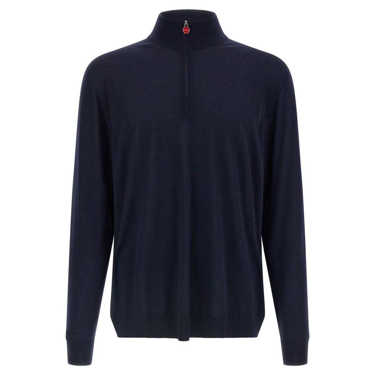 Kiton Blue Wool Cardigan