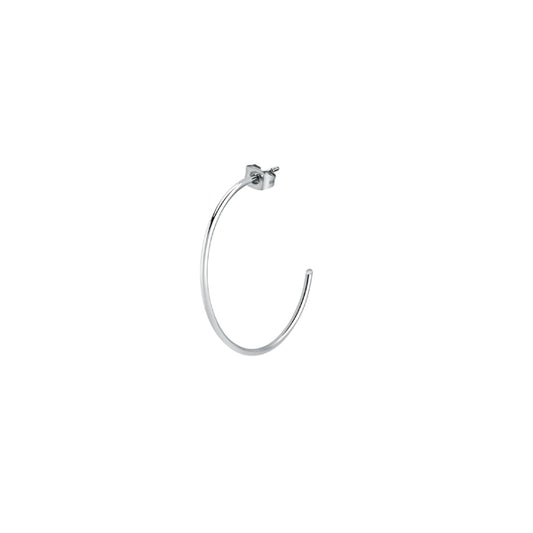 LA PETITE STORY JEWELRY Mod. LPS02AQM11 silver hoop earring
