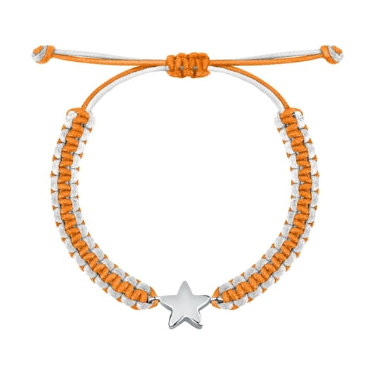 LA PETITE STORY JEWELRY Mod. LPS05ARR79 orange bracelet with star charm