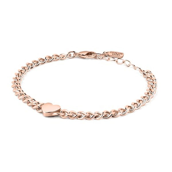 LA PETITE STORY JEWELRY Mod. LPS05ASD37 rose gold bracelet with heart charm