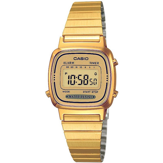 CASIO VINTAGE Mod. ICONIC MINI STEEL GOLD LA670WEGA-9EF