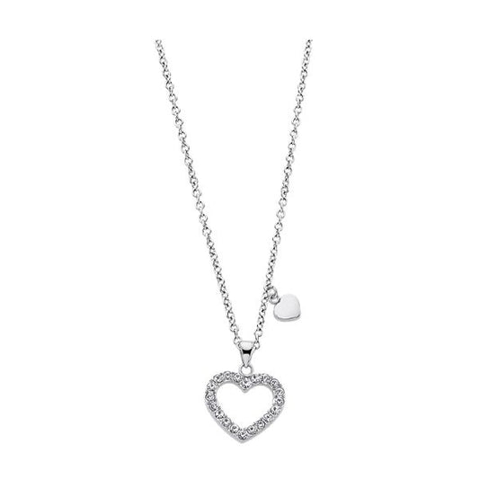 LOTUS JEWELS JEWELRY Mod. LS2026-1/1 heart-shaped necklace with pendant