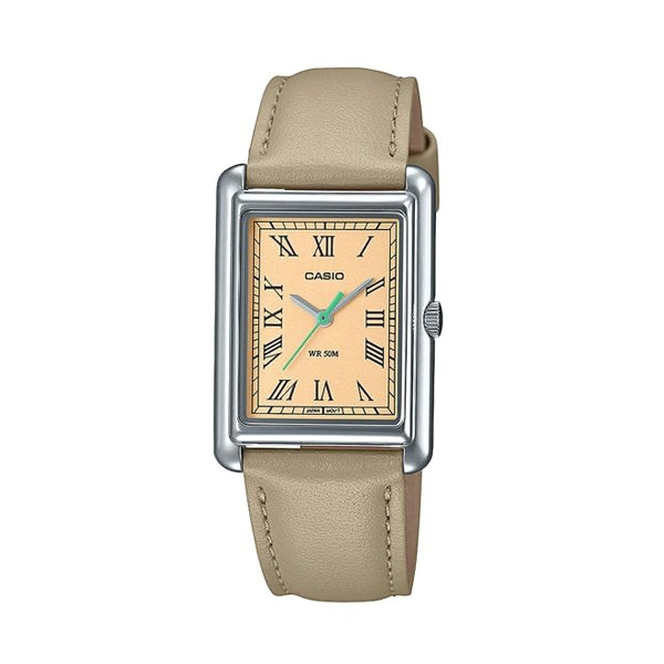 CASIO COLLECTION Mod. LADY TANK. LEATHER - CREAM LTP-B165L-5BVEF