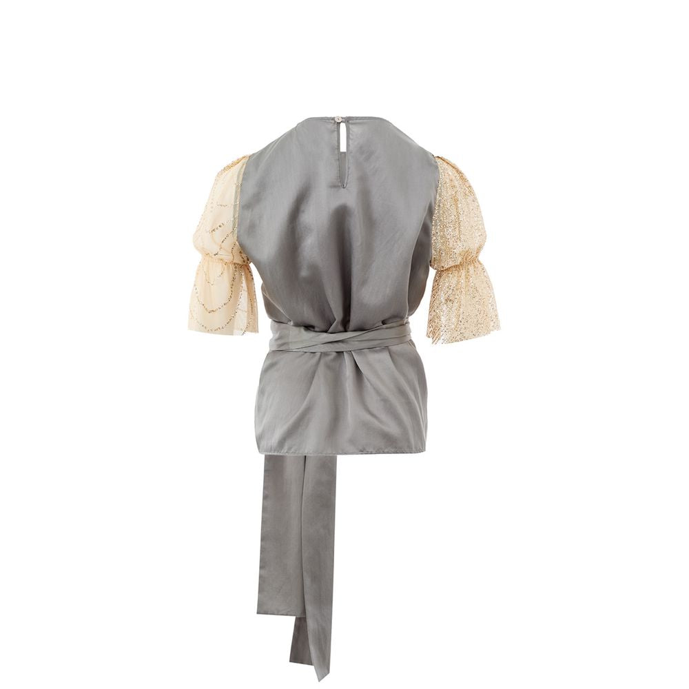 Lardini Multicolor Textile Top Sleepwear 1728,67397976224,Clothing,IT40|S,Lardini,Multicolor,New with tags,Sleepwear - Clothing,Tops - Sleepwear - Clothing,Women