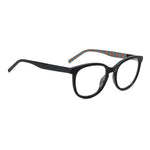 M Missoni Black Acetate Frames featuring 52/18/140mm lens, bridge, temple measurements, ideal for women looking for stylish eyewear.