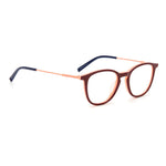 M Missoni Red Acetate Frames with round design, 47/18/145mm dimensions, ideal women's glasses.