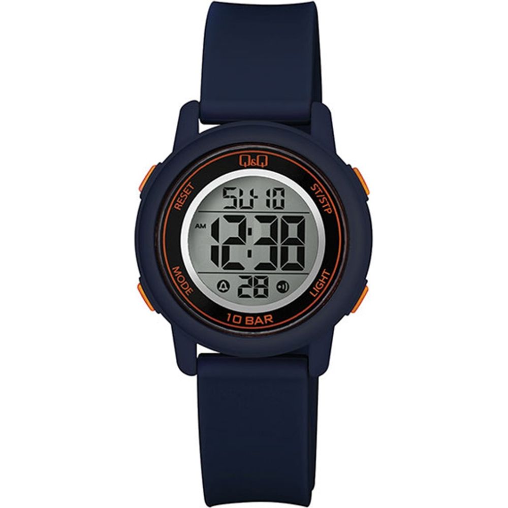 Q&Q Mod. DIGITAL DAY DATA 24H unisex wristwatch, water resistant 10 ATM, plastic case, silicone strap, quartz movement, official packaging.
