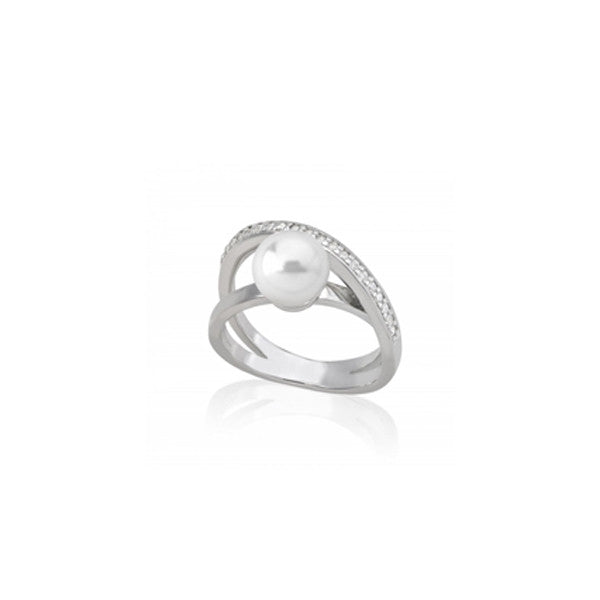 MAJORICA JEWELRY Mod. 16045.01.2.917.010.1 elegant silver ring with pearl