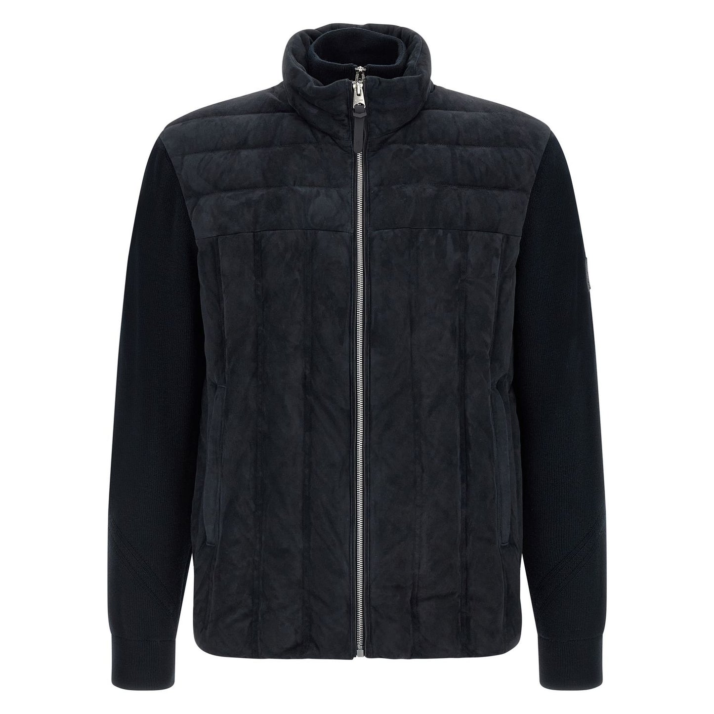 Mackage Blue Virgin Wool Full-Length Jacket