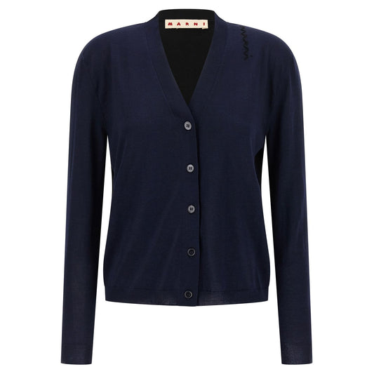 Marni Multicolor Virgin Wool Cardigan