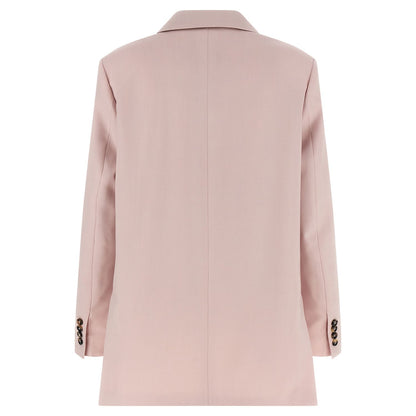 Max Mara Multicolor Virgin Wool Blazer