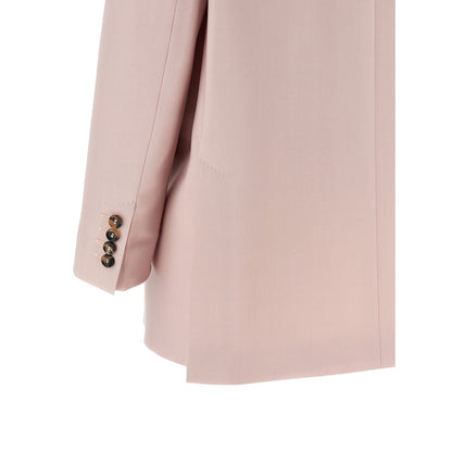Max Mara Multicolor Virgin Wool Blazer