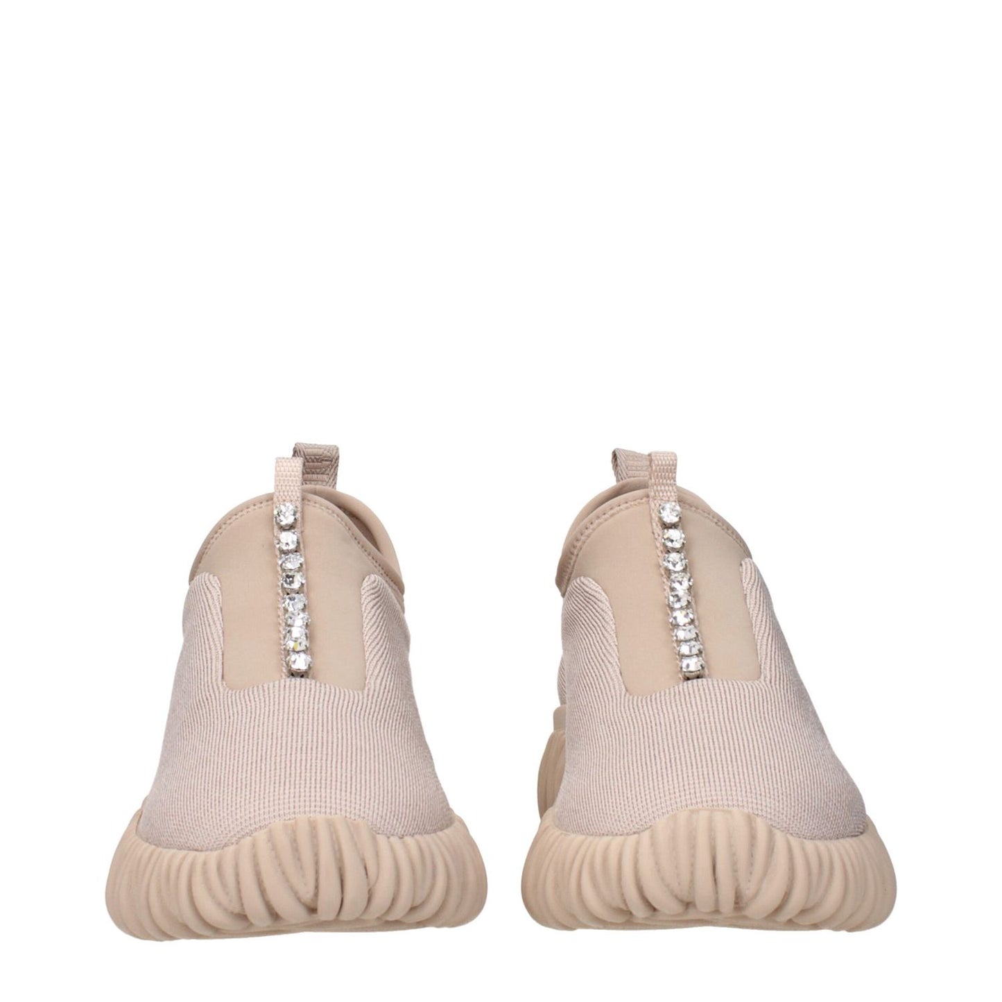 Miu Miu Beige Fabric Sneakers