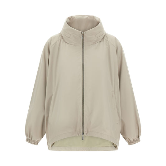 MooRER Gray Polyester Shell Jacket