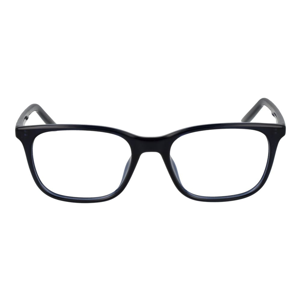 Nike Black Women Glasses Frame, full-rim rectangle style, stainless steel material, black color; size 53-18-145.