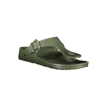 Norway 1963 Green Plastic Mens Sandal with adjustable buckle for modern style and comfort