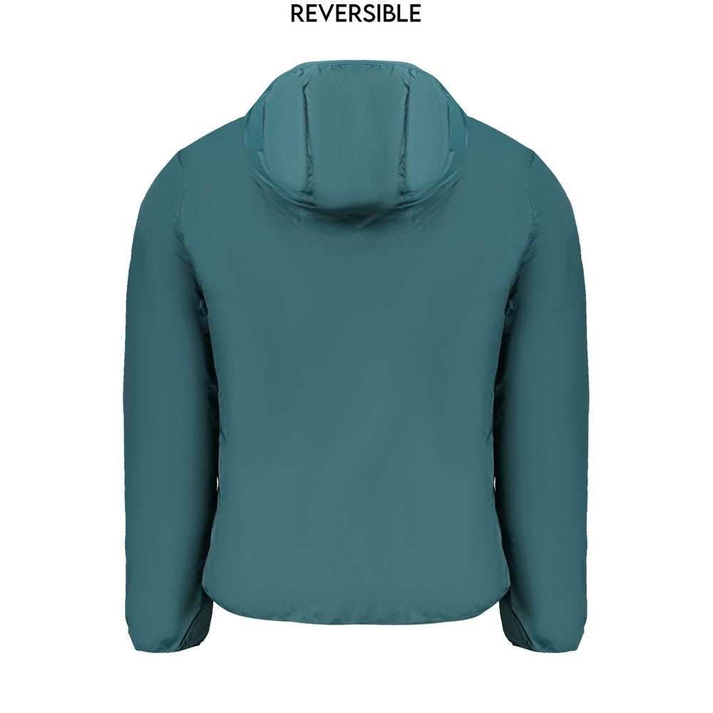 Norway 1963 Green Polyamide Men Reversible Jacket