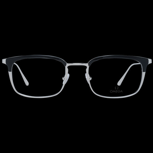 OMEGA MOD. OM5017 53001 eyeglasses for gent, black and silver frame, front view