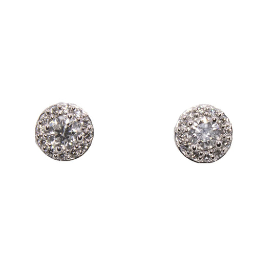 ORECCHINI RECARLO MOD. E69SC001_055 elegant diamond stud earrings