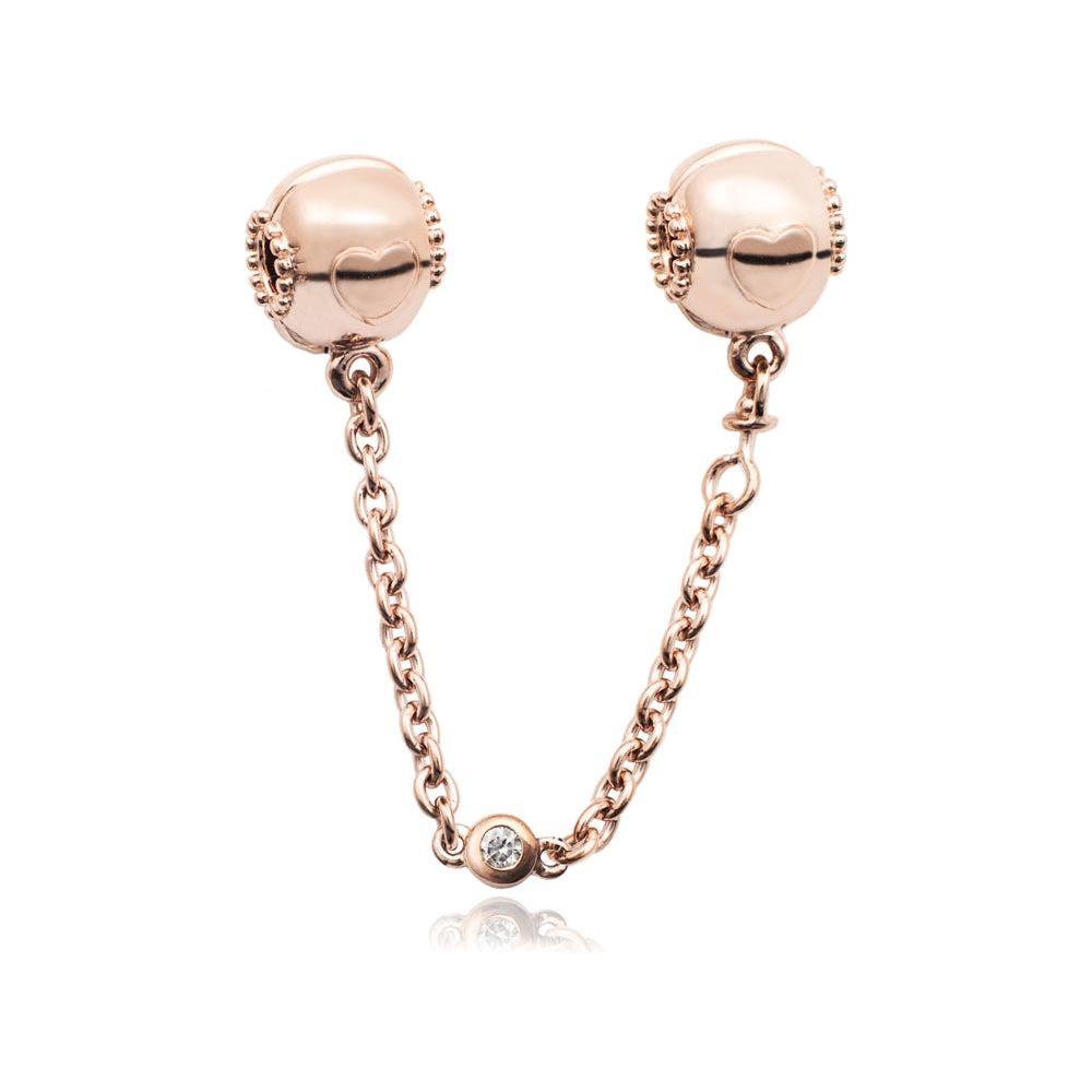 PANDORA CHARMS Mod. JEART SAFETY CHAIN