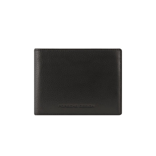 PORSCHE PELLETTERIA MOD. OSO09905-001 luxury black leather wallet, stylish and elegant design for premium accessory lovers.