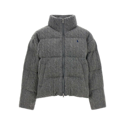 Polo Ralph Lauren Gray Wool Full-Length Jacket