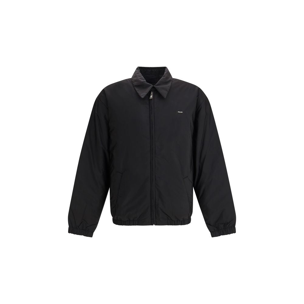 Prada Black Recycled Polyamide Full-Length Jacket1728,72470364320,Black,Clothing,Full-Length Jackets - Jackets & Coats - Clothing,IT48 | M,IT52 | XL,Jackets & Coats - Clothing,Men,New with tags,Prada