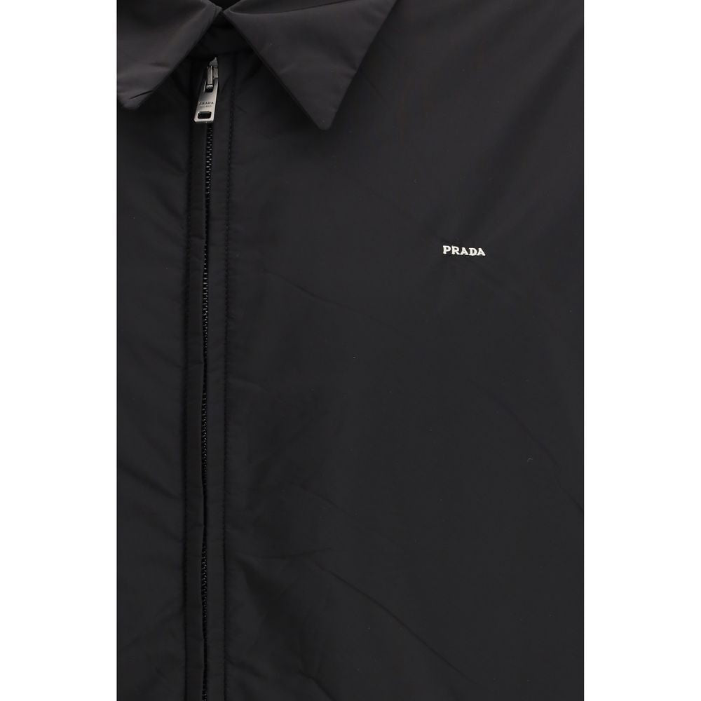 Prada Black Recycled Polyamide Full-Length Jacket1728,72470364320,Black,Clothing,Full-Length Jackets - Jackets & Coats - Clothing,IT48 | M,IT52 | XL,Jackets & Coats - Clothing,Men,New with tags,Prada