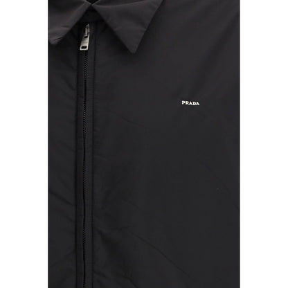 Prada Black Recycled Polyamide Full-Length Jacket1728,72470364320,Black,Clothing,Full-Length Jackets - Jackets & Coats - Clothing,IT48 | M,IT52 | XL,Jackets & Coats - Clothing,Men,New with tags,Prada