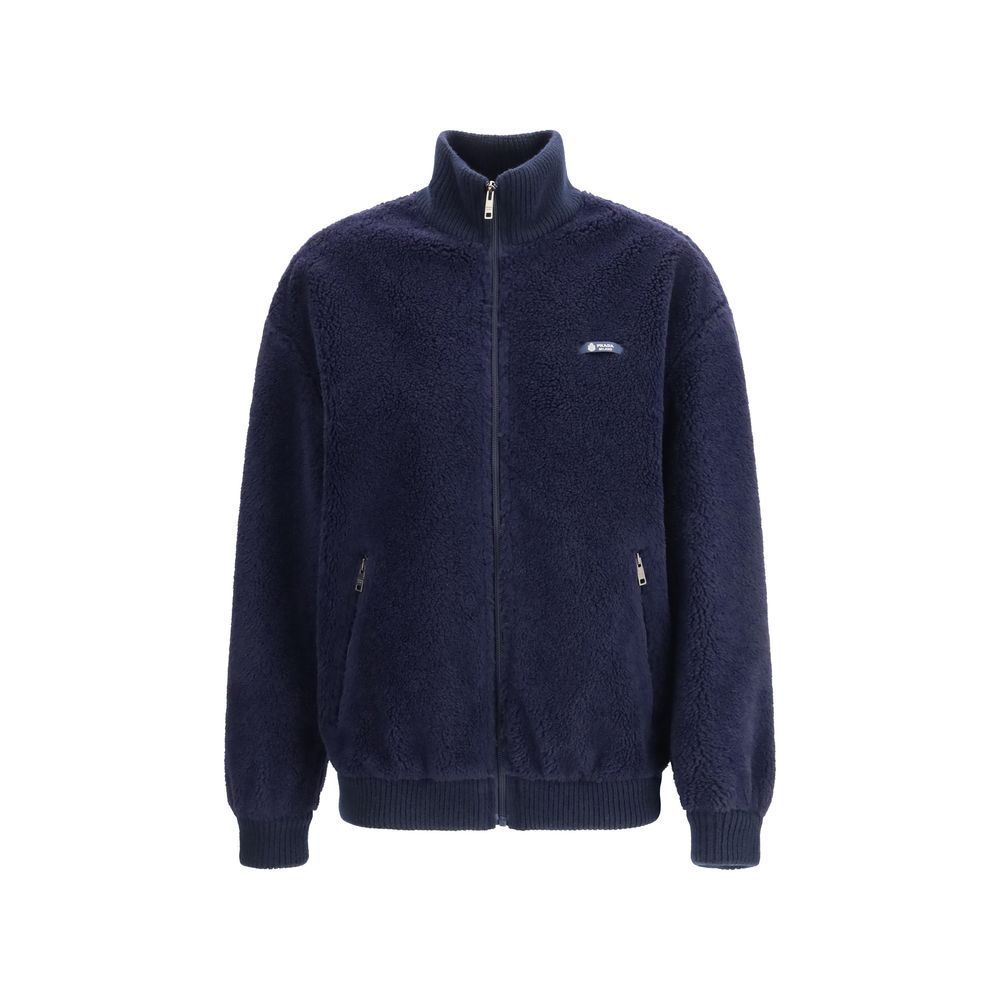 Prada Blue Polyamide Full-Length Jacket