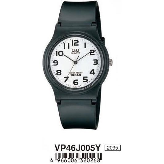 Q&Q FASHION Mod. VP46J005Y wristwatch, resin case, rubber strap, quartz movement, water resistant 10 ATM, gent's model in official box.