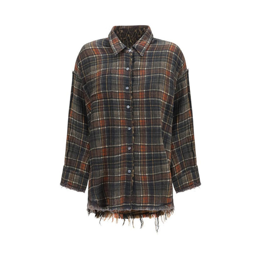R13 Multicolor Cotton Pattern Shirt