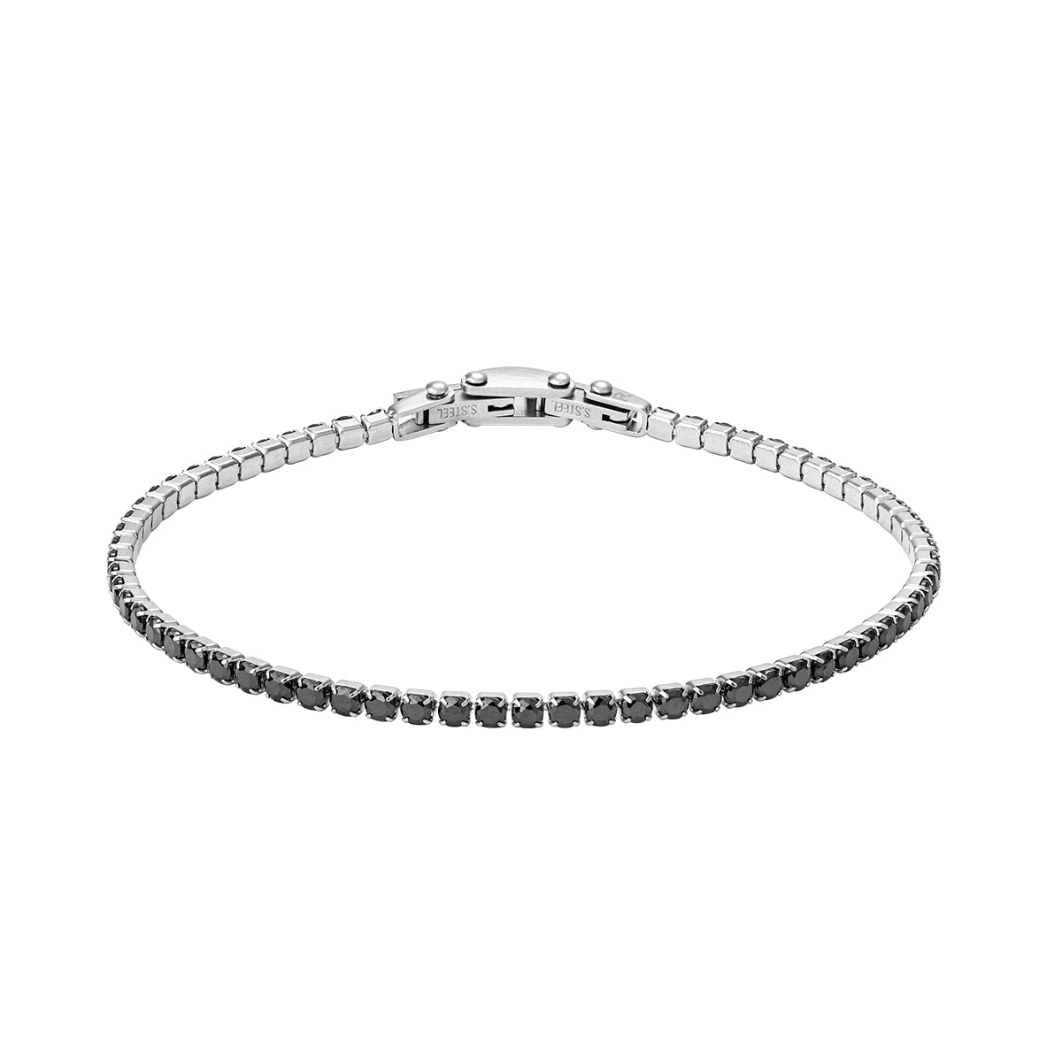 Elegant silver bracelet from RADIANT JEWELS JEWELRY Mod. RH000325 collection, featuring a classic design perfect for any occasion.