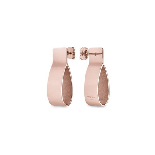ROSEFIELD JEWELS JEWELRY Mod. FCER-J225 elegant rose gold earrings