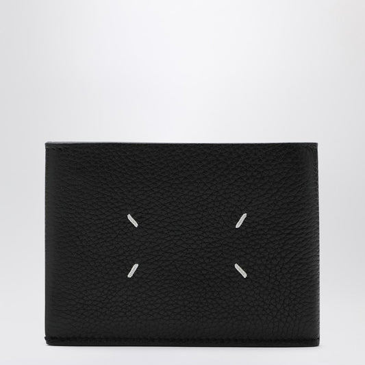 Maison Margiela Black bi-fold wallet with logo