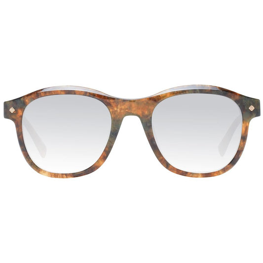 Scotch & Soda Brown Men Sunglass with gradient green lenses, acetate frame, full-rim style, UVA & UVB protection.