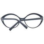Sting Black Women Glasses Frame, full-rim oval style with polarization, black plastic, branded case included, 100% UVA & UVB protection.