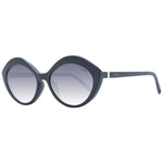 Sting Black Women Glasses Frame with full-rim oval design, black plastic material, polarized gradient lenses, size 53-16-135.