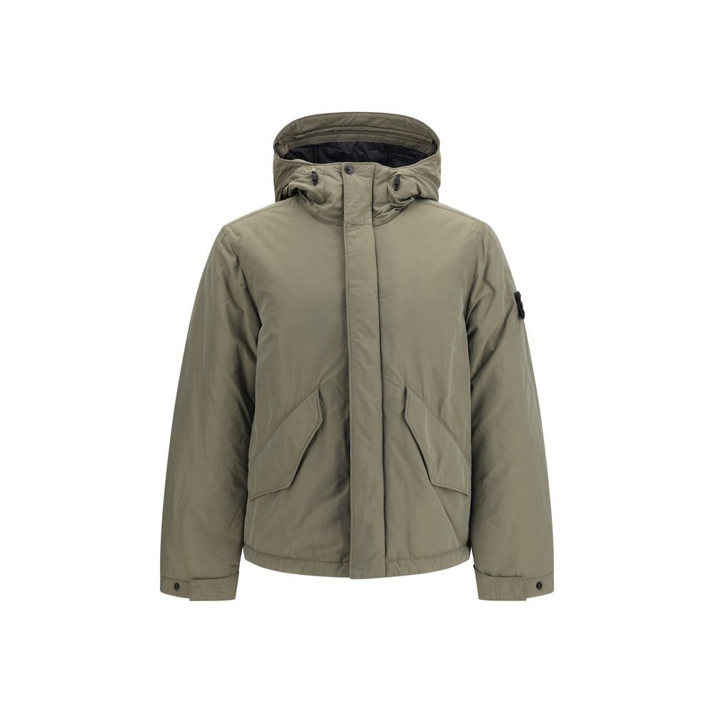 Stone Island Bicolor Polyester Shell Jacket