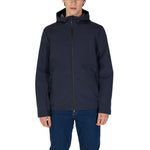 Suns Blue Polyester Jackets & Coat
