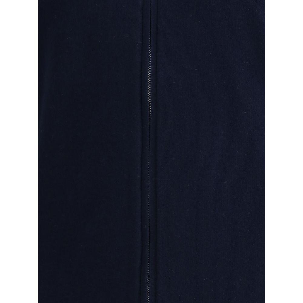 Front view with bag zipped and handles upright.
