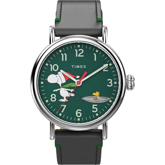 TIMEX Mod. PEANUTS COLLECTION - THE WATERBURY - Snoopy Woodstock Ice Skating - Special Pack TW2V60200