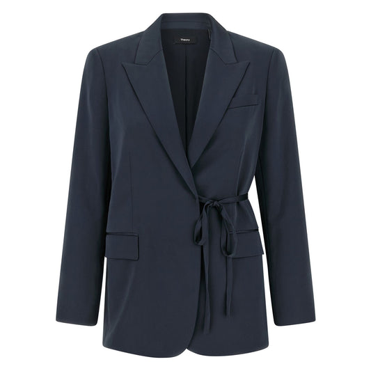 Theory Blue Polyester Blazer