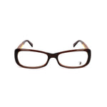 Front view of Tod's Brown Acetate Frames, model TO501204755 for women with measurements 55/16/135 mm. Stylish brown glasses made of acetate.