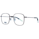 Tommy Hilfiger Gray Unisex Glasses Frame with multicolor full-rim square design, metal and plastic material, lenses width 49 mm.