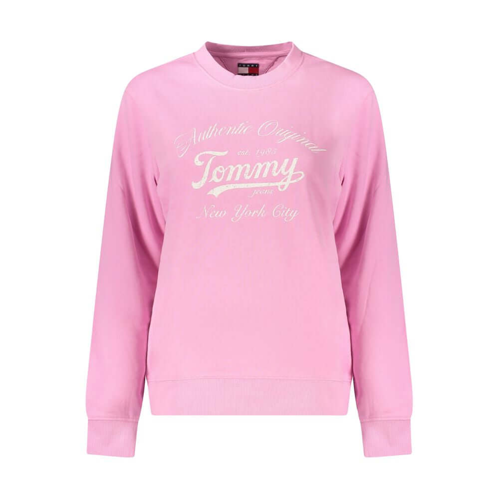 Tommy Hilfiger Pink Cotton Women Sweater