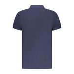 Trussardi Blue Cotton Men Polo Shirt